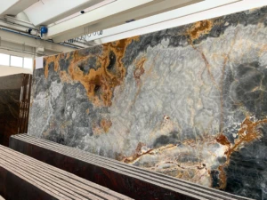 Italian Marble slab with grey and golden veins by SPN marble, top marble supplier in india